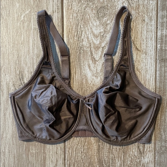 Wacoal cocoa brown Basic Beauty bra, size 34DD, EUC - Picture 1 of 7